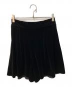 VELOUR NOIR by FOXEY NEWYORKベロア ノワール by フォクシー ニューヨーク）の古着「ベロアショートパンツ」｜ブラック
