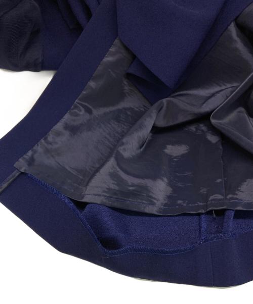 EPOCA（エポカ）EPOCA (エポカ) バックサテンジョーゼット ワンピース ネイビー サイズ:38の古着・服飾アイテム