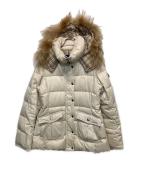BURBERRY BLUE LABELバーバリー ブルー レーベル）の古着「ダウンコート」｜ホワイト