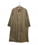 Burberry'sバーバリー）の古着「裏ノヴァチェックステンカラーコート」｜ブラウン