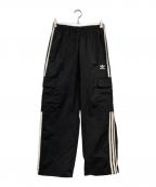 adidasアディダス）の古着「スリーストライプス カーゴパンツ」｜ブラック