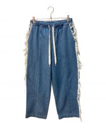 adidas（アディダス）の古着「フレイドジーンズ」｜インディゴ