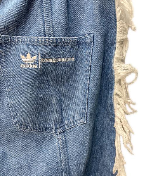 adidas（アディダス）adidas (アディダス) フレイドジーンズ インディゴ サイズ:2XLの古着・服飾アイテム