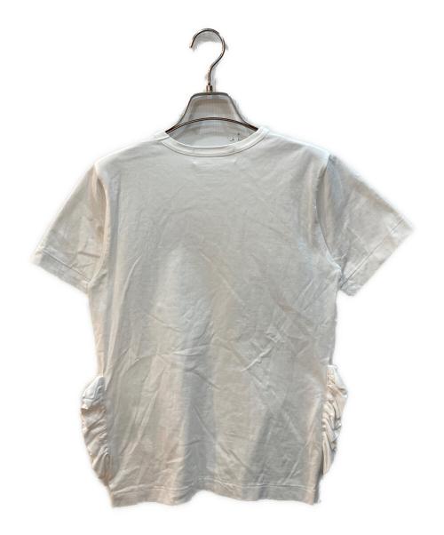 COMME des GARCONS GIRL（コムデギャルソンガール）COMME des GARCONS GIRL (コムデギャルソンガール) ラッフルポケットTシャツ ホワイト サイズ:Lの古着・服飾アイテム
