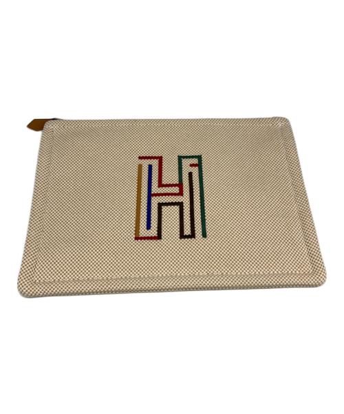 HERMES（エルメス）HERMES (エルメス) Hラビリンス PM ベージュの古着・服飾アイテム
