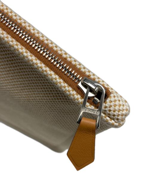 HERMES（エルメス）HERMES (エルメス) Hラビリンス PM ベージュの古着・服飾アイテム