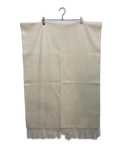 EDWARD BROWN（エドワードブラウン）EDWARD BROWN (エドワードブラウン) PURE CASHMERE STOLE オフホワイトの古着・服飾アイテム