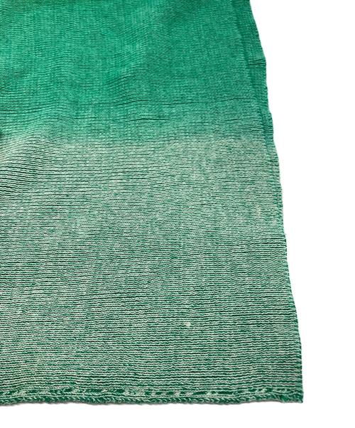 PAMM（パム）PAMM (パム) 手染めのハイネックリブニット グリーン サイズ:Ｆの古着・服飾アイテム