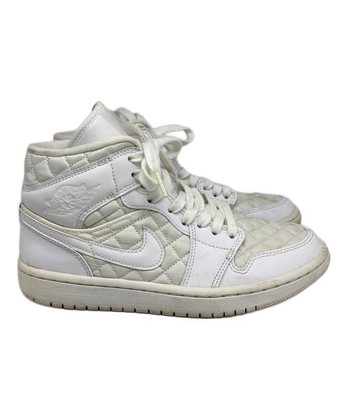 NIKE（ナイキ）NIKE (ナイキ) Jordan 1 Mid ホワイト サイズ:24.5cmの古着・服飾アイテム