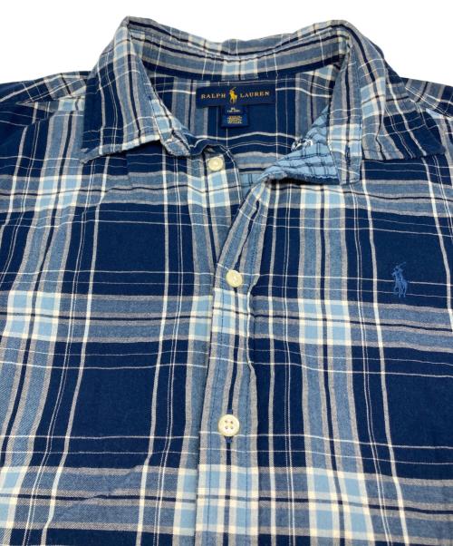 RALPH LAUREN（ラルフローレン）RALPH LAUREN (ラルフローレン) チェックシャツ ブルー サイズ:XLの古着・服飾アイテム