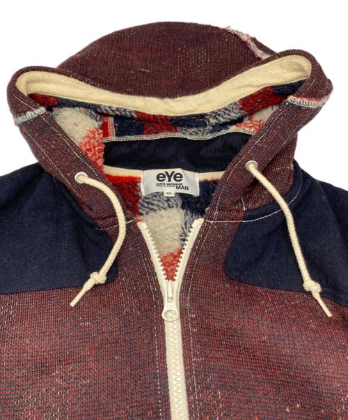 eYe COMME des GARCONS JUNYAWATANABE MAN（アイ コム デ ギャルソン ジュンヤ ワタナベ マン）eYe COMME des GARCONS JUNYAWATANABE MAN (アイ コム デ ギャルソン ジュンヤ ワタナベ マン) ジップパーカー レッド サイズ:Sの古着・服飾アイテム