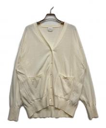 Spick and Span（スピック＆スパン）の古着「コットンハイゲージカーディガン」｜アイボリー