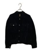 BATONERバトナ―）の古着「SUMMER CORDUROY CARDIGAN」｜ブラック