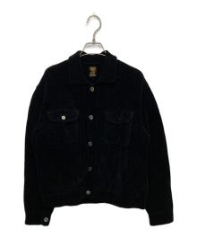 BATONER（バトナ―）の古着「SUMMER CORDUROY CARDIGAN」｜ブラック