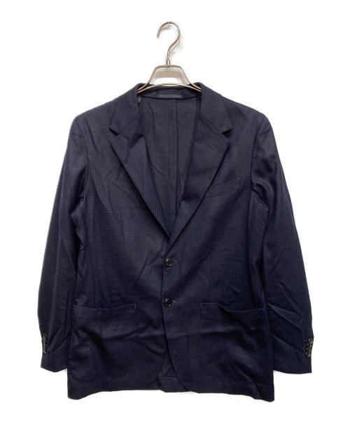 green label relaxing（グリーンレーベルリラクシング）green label relaxing (グリーンレーベルリラクシング) REDA BLAZER ホップサック 2B RG ジャケット ネイビー サイズ:Lの古着・服飾アイテム