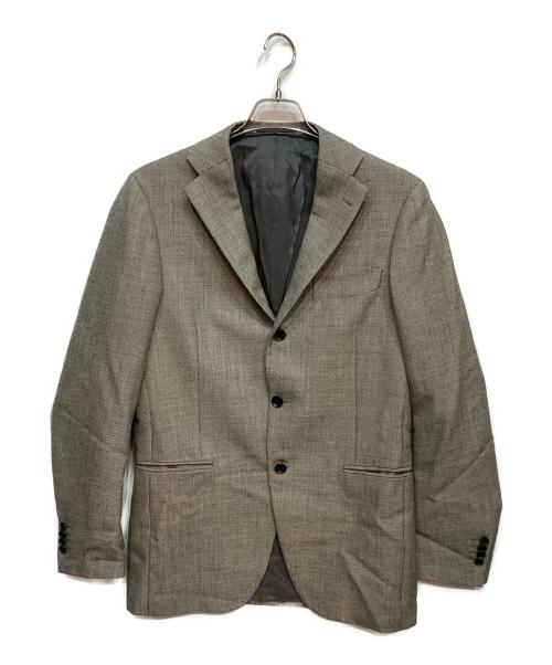 RING JACKET（リングジャケット）RING JACKET (リングジャケット) モヘヤ混テーラードジャケット グレー サイズ:48の古着・服飾アイテム