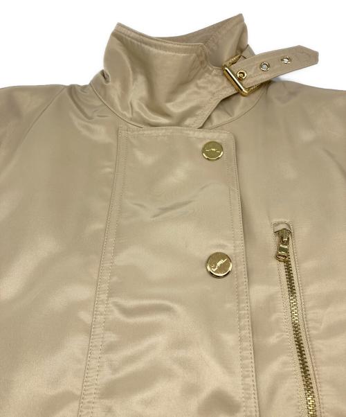 LAUREN RALPH LAUREN（ローレンラルフローレン）LAUREN RALPH LAUREN (ローレンラルフローレン) スタンドカラーブルゾン ベージュ サイズ:Ｓの古着・服飾アイテム