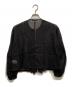 TOMORROW LAND collection (トゥモローランドコレクション) ルコットンオーガンジー ジップアップブラウス ブラック サイズ:36：9000円