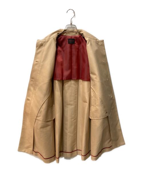 TOMORROW LAND collection（トゥモローランドコレクション）TOMORROW LAND collection (トゥモローランドコレクション) コットンシルクグログラン パフステンカラーコート ベージュ サイズ:36の古着・服飾アイテム