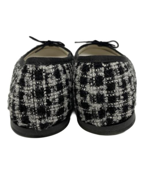 repetto（レペット）repetto (レペット) バレエシューズ ブラック×グレー サイズ:38の古着・服飾アイテム