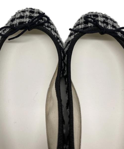 repetto（レペット）repetto (レペット) バレエシューズ ブラック×グレー サイズ:38の古着・服飾アイテム