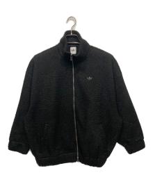 adidas（アディダス）の古着「ATHL DEPT フリース フルジップジャケット」｜ブラック
