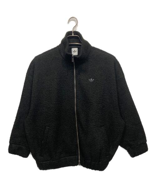 adidas（アディダス）adidas (アディダス) ATHL DEPT フリース フルジップジャケット ブラック サイズ:Sの古着・服飾アイテム