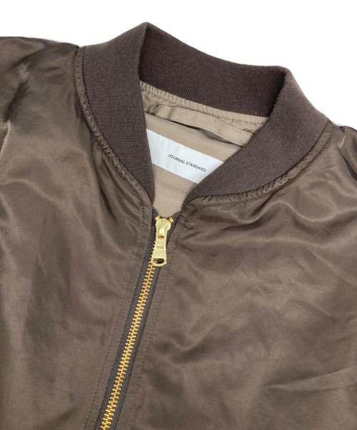 JOURNAL STANDARD（ジャーナルスタンダード）JOURNAL STANDARD (ジャーナルスタンダード) ダブルジップMA-1 ブラウン サイズ:FREEの古着・服飾アイテム