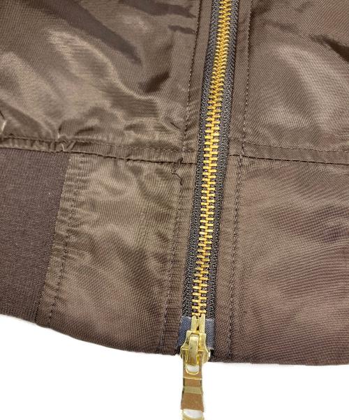 JOURNAL STANDARD（ジャーナルスタンダード）JOURNAL STANDARD (ジャーナルスタンダード) ダブルジップMA-1 ブラウン サイズ:FREEの古着・服飾アイテム