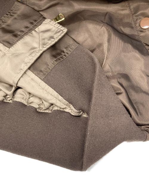 JOURNAL STANDARD（ジャーナルスタンダード）JOURNAL STANDARD (ジャーナルスタンダード) ダブルジップMA-1 ブラウン サイズ:FREEの古着・服飾アイテム
