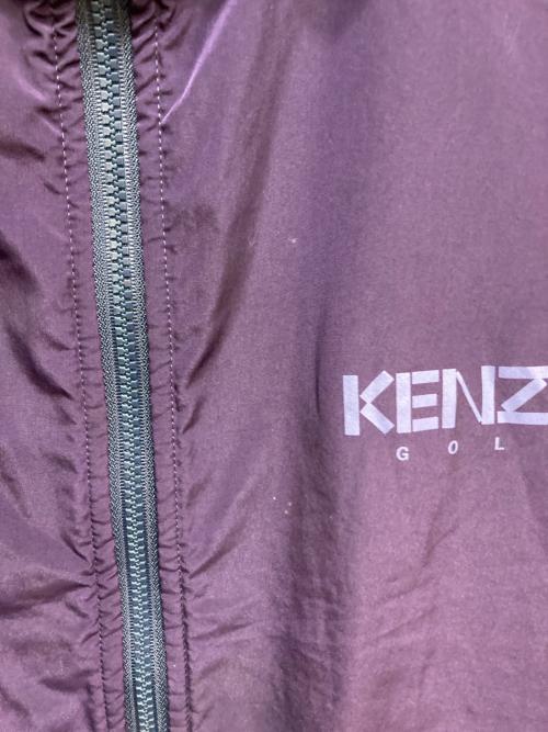KENZO GOLF（ケンゾー ゴルフ）KENZO GOLF (ケンゾー ゴルフ) リバーシブルベスト レッド×パープル サイズ:3の古着・服飾アイテム