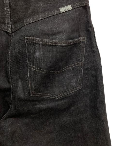 PUBLIC TOKYO（パブリックトウキョウ）PUBLIC TOKYO (パブリックトウキョウ) SHIOTA (シオタ) ベルテッドデニムパンツ ブラック サイズ:1の古着・服飾アイテム