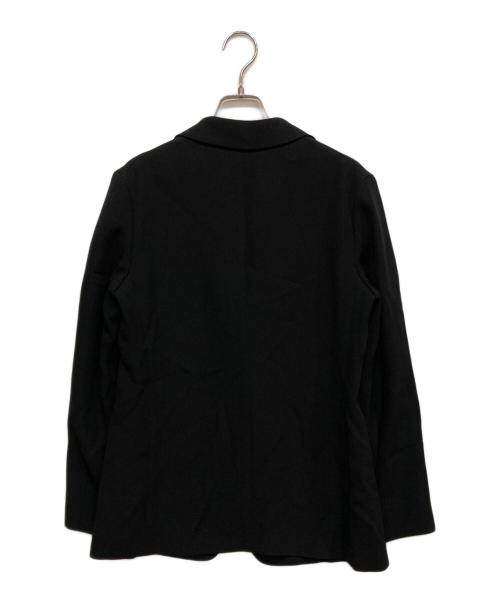 L'EQUIPE（レキップ）L'EQUIPE (レキップ) バックサテンテーラードジャケット ブラック サイズ:38の古着・服飾アイテム