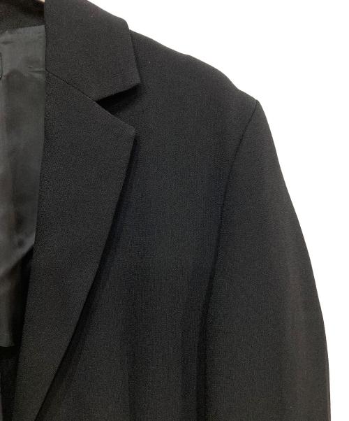 L'EQUIPE（レキップ）L'EQUIPE (レキップ) バックサテンテーラードジャケット ブラック サイズ:38の古着・服飾アイテム