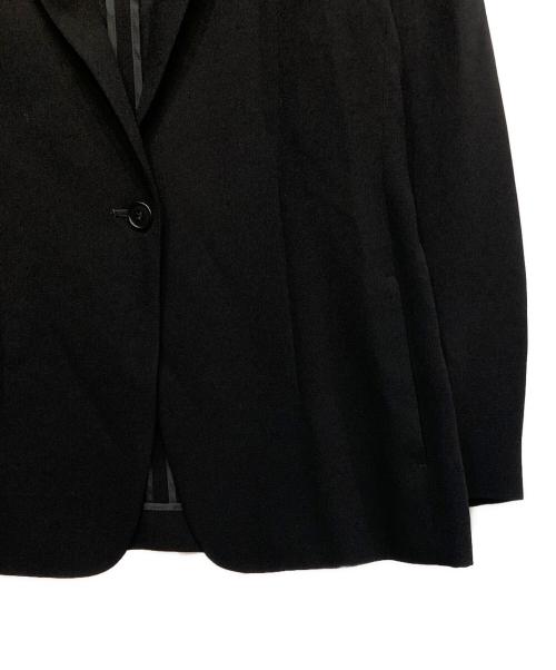 L'EQUIPE（レキップ）L'EQUIPE (レキップ) バックサテンテーラードジャケット ブラック サイズ:38の古着・服飾アイテム