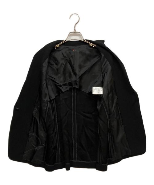 L'EQUIPE（レキップ）L'EQUIPE (レキップ) バックサテンテーラードジャケット ブラック サイズ:38の古着・服飾アイテム