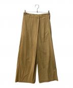 AP STUDIOエーピーストゥディオ）の古着「コットンアシンメトリーパンツ」｜ベージュ