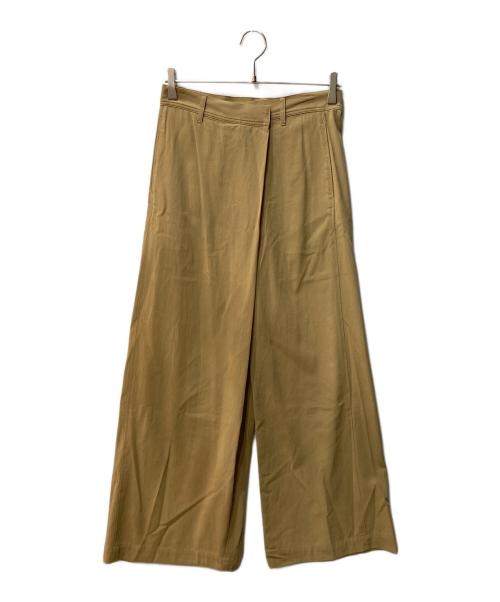 AP STUDIO（エーピーストゥディオ）AP STUDIO (エーピーストゥディオ) コットンアシンメトリーパンツ ベージュ サイズ:36の古着・服飾アイテム