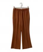 EVERYDAY I LIKE.エヴリデイ アイ ライク）の古着「イージーフレアパンツ」｜ブラウン