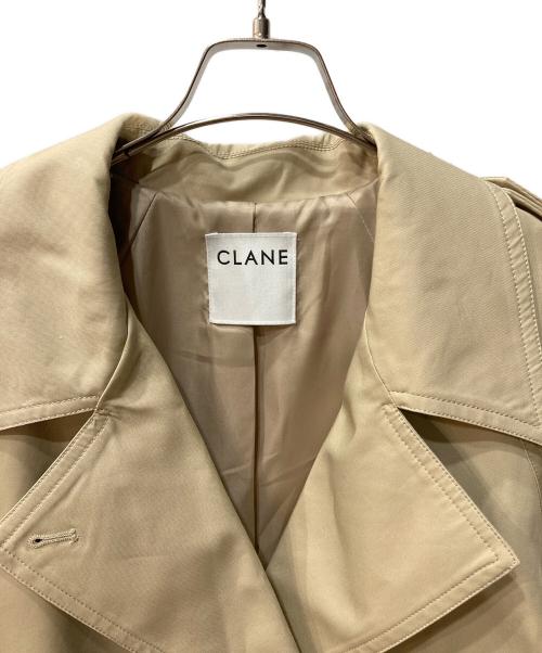 CLANE（クラネ）CLANE (クラネ) OVER SHORT TRENCH COAT ベージュ サイズ:1 未使用品の古着・服飾アイテム