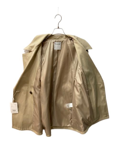 CLANE（クラネ）CLANE (クラネ) OVER SHORT TRENCH COAT ベージュ サイズ:1 未使用品の古着・服飾アイテム