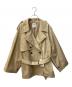 CLANE（クラネ）の古着「OVER SHORT TRENCH COAT」｜ベージュ