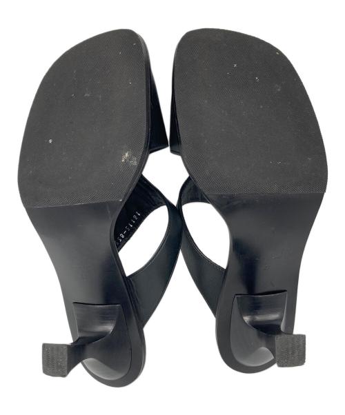 CLANE（クラネ）CLANE (クラネ) CURVED DESIGN SANDALS ブラック サイズ:37の古着・服飾アイテム