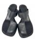 中古・古着 CLANE (クラネ) CURVED DESIGN SANDALS ブラック サイズ:37：5000円