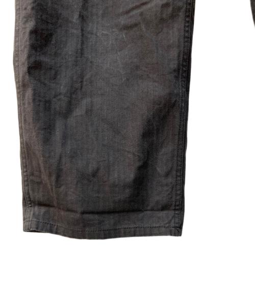 IHATOV（イーハトーブ）IHATOV (イーハトーブ) ヘリンボーンワイドデニムパンツ グレー サイズ:Ｓの古着・服飾アイテム