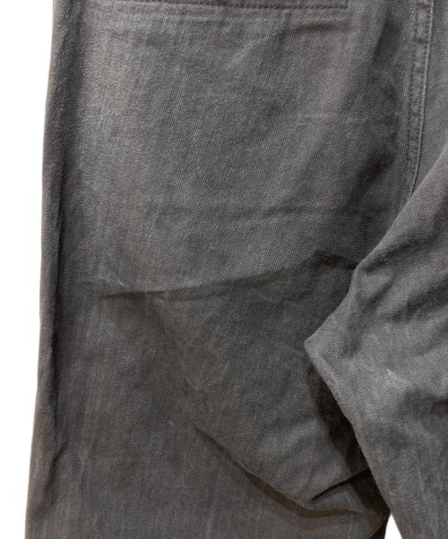 IHATOV（イーハトーブ）IHATOV (イーハトーブ) ヘリンボーンワイドデニムパンツ グレー サイズ:Ｓの古着・服飾アイテム