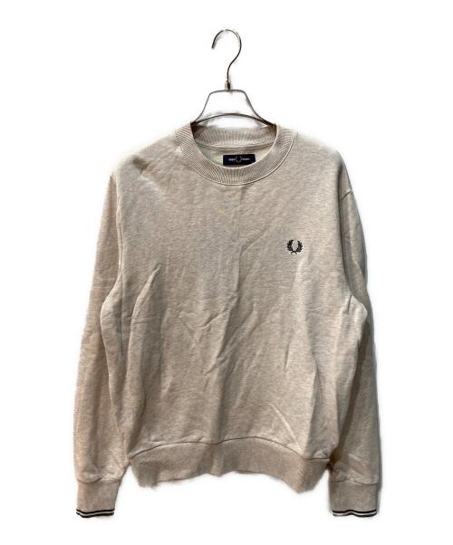 FRED PERRY（フレッドペリー）FRED PERRY (フレッドペリー) Crew Neck Sweatshirt グレー サイズ:Mの古着・服飾アイテム