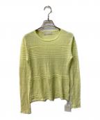 CELFORDセルフォード）の古着「レースニット」｜イエロー