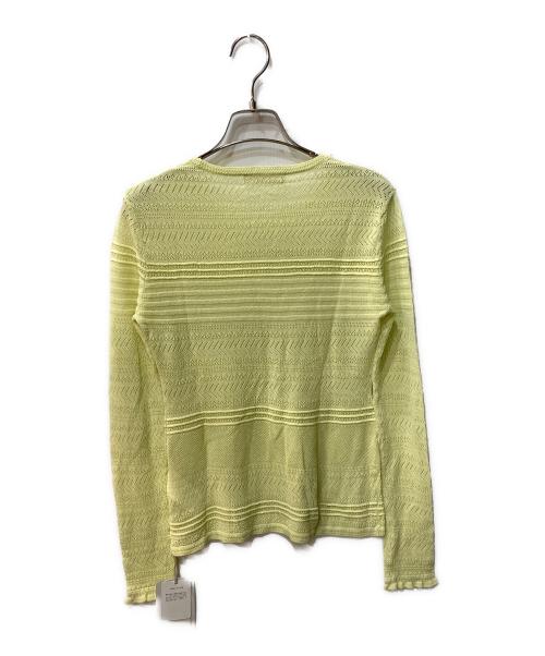 CELFORD（セルフォード）CELFORD (セルフォード) レースニット イエロー サイズ:36 未使用品の古着・服飾アイテム