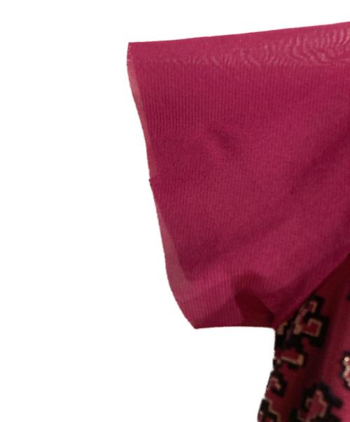 VIVIENNE TAM（ヴィヴィアンタム）VIVIENNE TAM (ヴィヴィアンタム) 半袖ワンピース レッドの古着・服飾アイテム